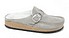 Birkenstock Buckley Shearling stone coin grigio