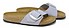 Birkenstock Madrid Big Buckle nebbia viola nubuck Lato