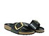 Birkenstock Madrid Big Buckle shine black leather Side