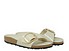Birkenstock Madrid Big Buckle high shine ecru Side
