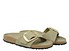Birkenstock Madrid Big Buckle tabacco marrone taupe Lato