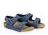 Birkenstock Milano Kids midnight blu vegano canvas Lato