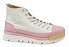 BnG Real Shoes La Cipria Canvas High cipria pink white