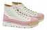 BnG Real Shoes La Cipria Canvas High cipria pink white Side