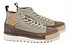 BnG Real Shoes La Moka Canvas High moka grey brown Side