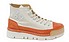 BnG Real Shoes La Papaya Canvas High papaya orange white