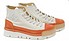 BnG Real Shoes La Papaya Canvas High papaya orange white Side