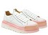 BnG Real Shoes La Perla Sfumata powder white Side