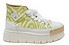 BnG Real Shoes La Zebra Verde Platform white green