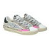 Crime London Distressed Women weiss glitter silber Seite