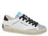 Crime London Distressed Women white silver black