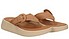 FitFlop Toe Post Buckle Canvas latte tan marrone Lato