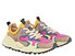 Flower Mountain Rulis Woman light brown bordeaux lime Side