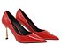 Kurt Geiger Bank Court rosso patent Lato