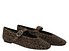 Kurt Geiger Mayfair Ballet Flat braun leo Seite