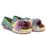 Kurt Geiger Pom Pom Moccasin mix color camoscio Lato