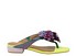 Kurt Geiger Pom Pom T Bar Flat Sdl multi colore camoscio