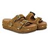 Kurt Geiger Western Buckle Flatform braun Seite
