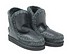 MOU Eskimo 18 RhinestonesLogo cracked nero grigio Lato