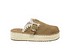 MOU Jute clog plain sude nutural brown