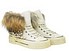 Nan Ku Sneaker Suede Pelo beige Seite