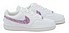 Nike Customized Court Vision Low Custom heart pink Side
