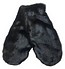 Rabanser Greenland Seal Mittens Sealskin black