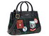 Rue Madam Paris Charmonix Mini Tote Bag tartan green Lato