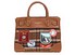Rue Madam Paris Charmonix Mini Tote Bag tartan orange