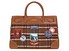 Rue Madam Paris Charmonix Tote Bag tartan orange