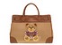 Rue Madam Paris Marvin Love Tote Bag camel