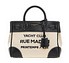 Rue Madam Paris Riviera Mini Tote Bag canvas nero