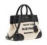 Rue Madam Paris Riviera Mini Tote Bag canvas nero Lato