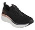 Skechers 149366 D Lux Walker nero rose gold Lato